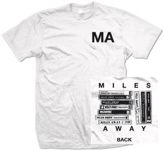 Miles Away "Tape Discography" T Shirt
