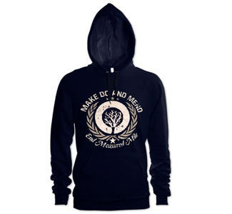 Make Do And Mend "End Measured Mile" Hooded Sweatshirt
