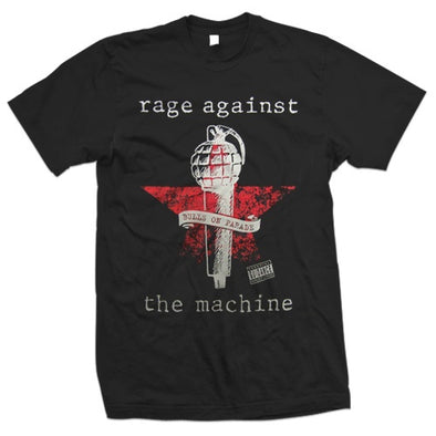 Rage Against The Machine "Bulls On Parade Mic" T Shirt