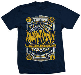 Parkway Drive "Byron Bay Shield" T Shirt