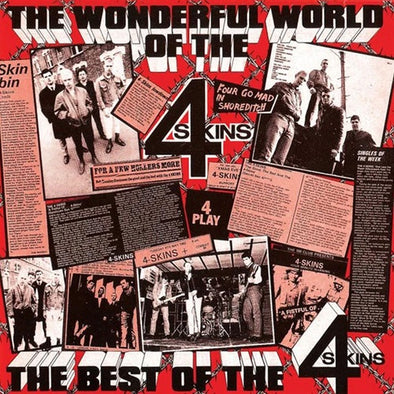 4 Skins "The Wonderful World / The Best Of The 4-Skins" LP