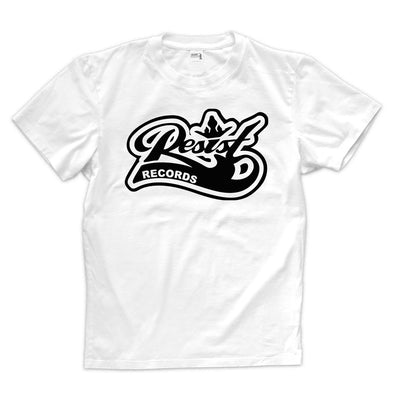 Resist "Logo" Black on White T Shirt