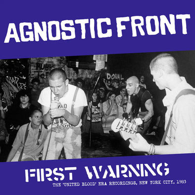 Agnostic Front "First Warning" LP