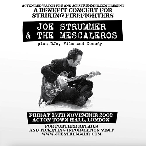 Joe Strummer & The Mescaleros "Live At Acton Town Hall" 2xLP
