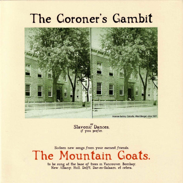 The Mountain Goats "The Coroner's Gambit (Reissue)" LP