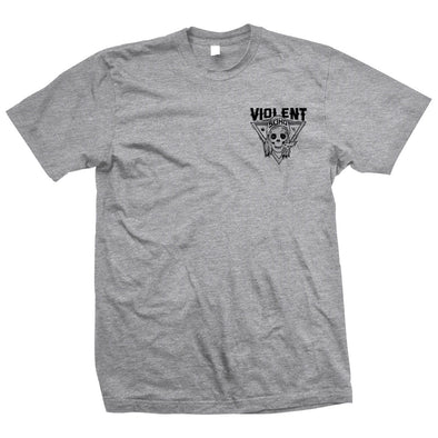 Violent Soho "Blazin Skull Grey" T Shirt