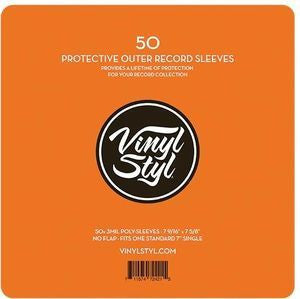 Vinyl Styl "50 7" Protective Outer Record Sleeves"