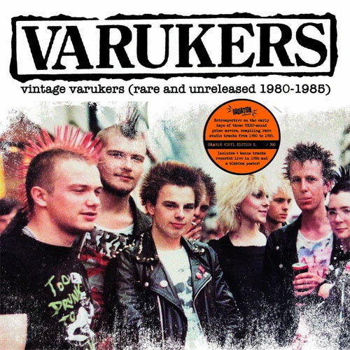The Varukers "Vintage Varukers (Rare & Unreleased 1980-1985)" LP