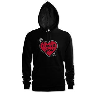 Tigers Jaw "Heart" Hooded Sweatshirt