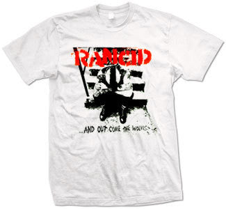 Rancid "And Out Comes The Wolves" White T Shirt