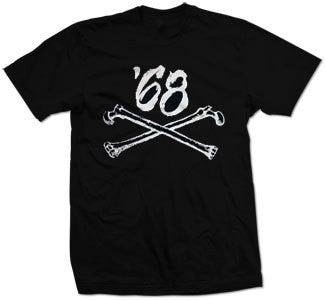 '68 "Crossbones Black" T Shirt