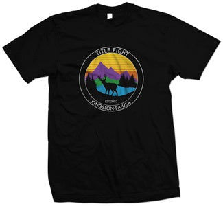 Title Fight "Deer" Black T Shirt