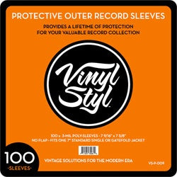 Vinyl Styl "100 7" Protective Outer Record Sleeves"