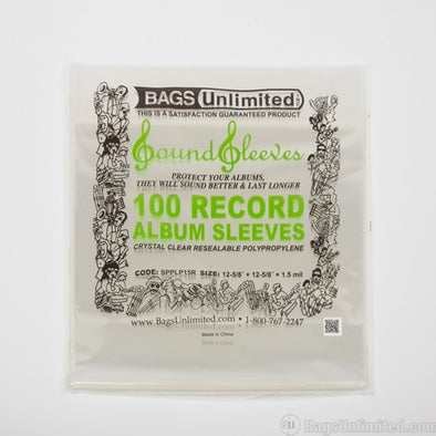 Bags Unlimited Protective Outer Record Sleeves 100 x LP