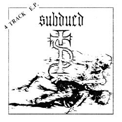 Subdued "4 Track EP" 7"