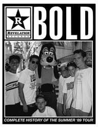 Bold "Complete History Of The Summer '89 Tour" Fanzine