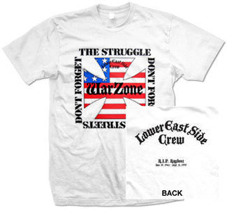 Warzone "Don't Forget The Struggle" T Shirt