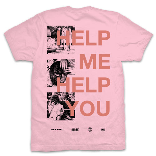 Stepson "Help Me, Help You Pink" T Shirt