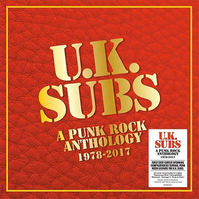 U.K. Subs "A Punk Rock Anthology 1978-2017" 2xLP