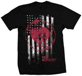 Rise Against "Stained Flag" T Shirt