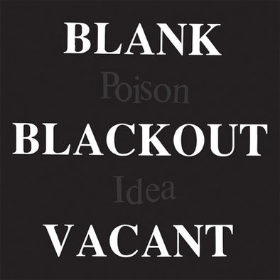 Poison Idea "Blank Blackout Vacant" 2xLP