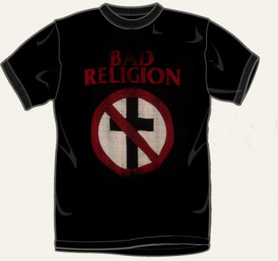 Bad Religion Distressed Print T Shirt