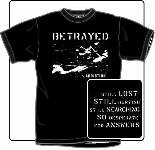 Betrayed Addiction T Shirt Large