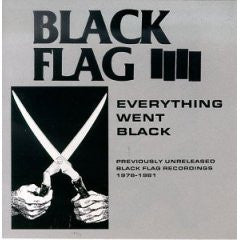 Black Flag "Everything Went Black" CD