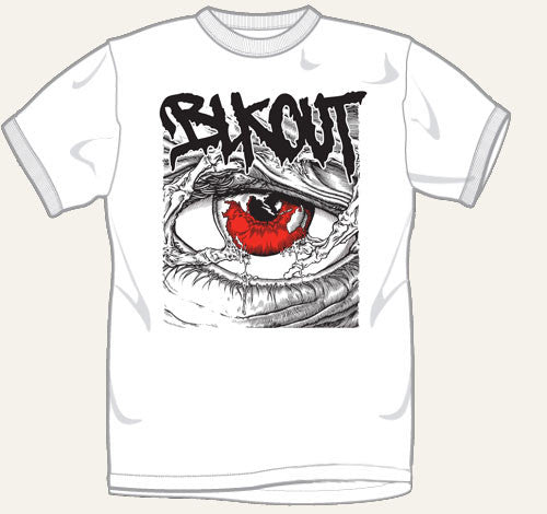 Blkout "Eye" White T Shirt