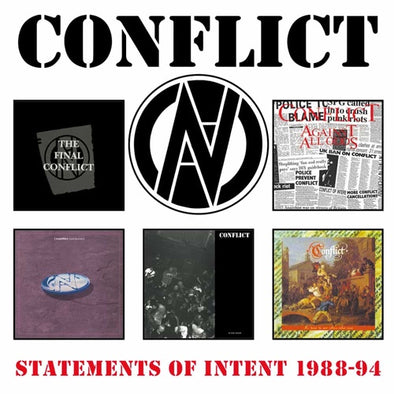 Conflict "Statements of Intent 1988-94" 5xCD