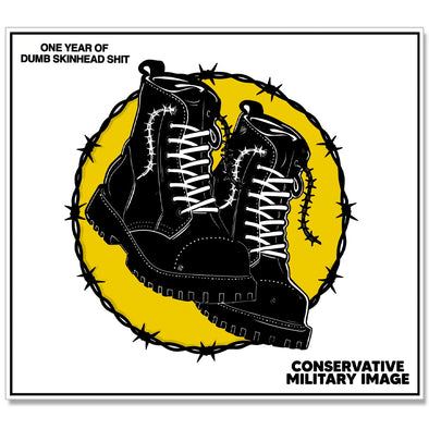 Conservative Military Image "One Year Of Dumb Skinhead Shit" CD