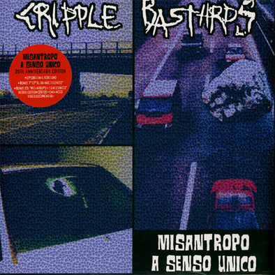 Cripple Bastards "Misantropo A Senso Unico: 20th Anniversary" LP + 7"