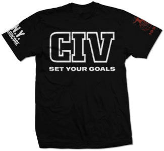CIV "Set Your Goals" T Shirt