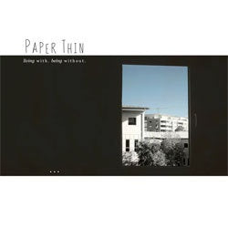 Paper Thin "Living With. Being Without" 7"