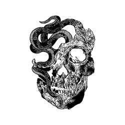 Grinning Death's Head "Blood War" LP