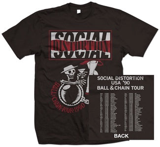 Social Distortion "Ball And Chain" T Shirt