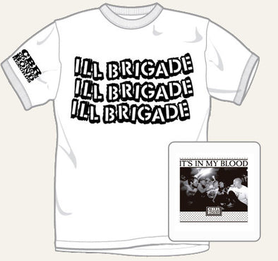 Ill Brigade "Logo" White T Shirt