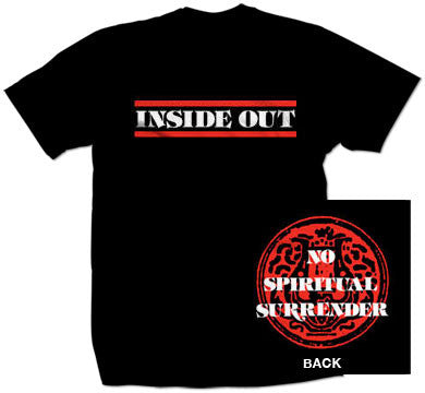 Inside Out "No Spiritual Surrender Red" T Shirt