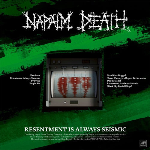 Napalm Death "Resentment is Always Seismic - A Final Throw of Throes" CD