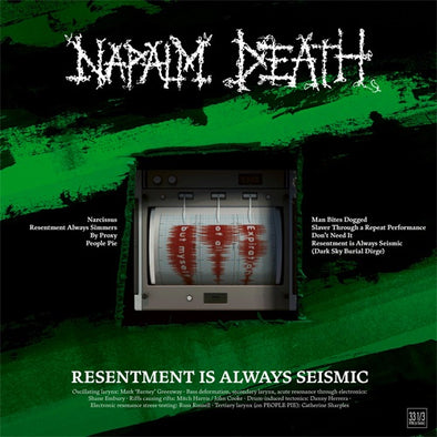 Napalm Death "Resentment is Always Seismic - A Final Throw of Throes" LP