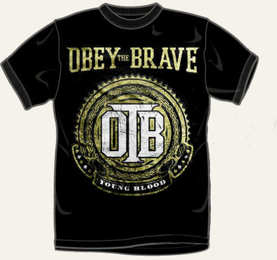 Obey The Brave "Crest" T Shirt