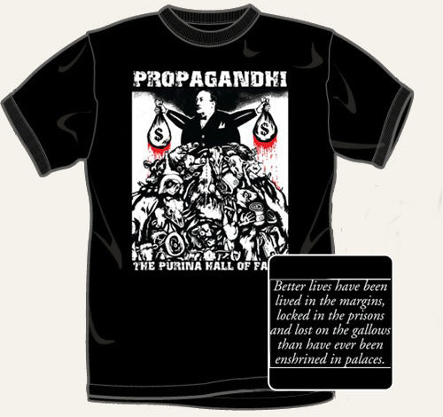 Propagandhi "Purina" Black T Shirt