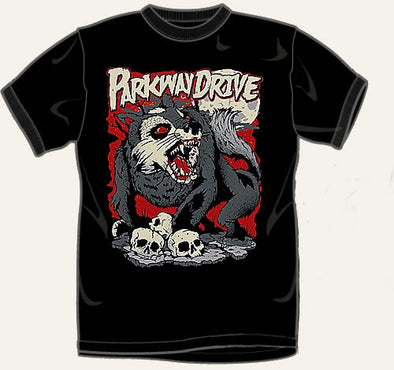 Parkway Drive "Wolf" Black T Shirt