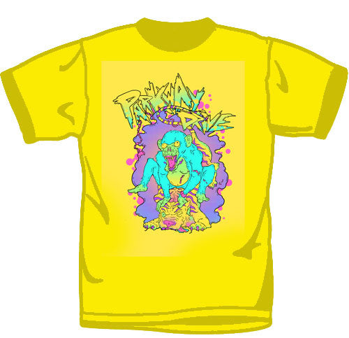 Parkway Drive "Monkey" Yellow T Shirt