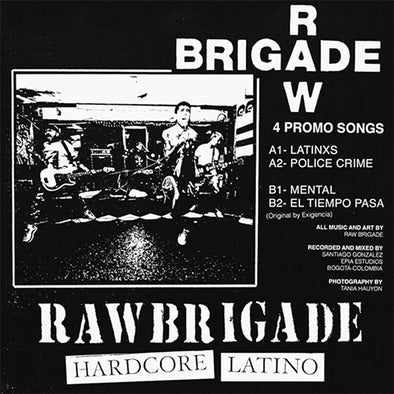 Raw Brigade "Hardcore Latino" 7"