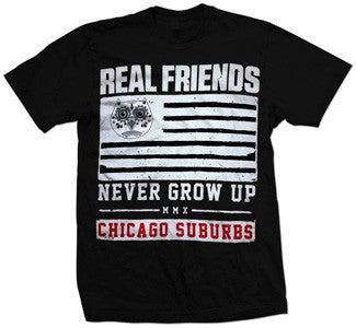 Real Friends "Never Grow Up" T Shirt