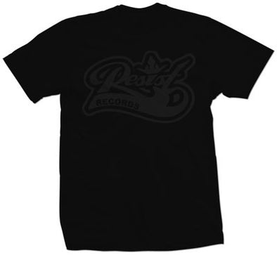 Resist "Logo" Black on Black T Shirt