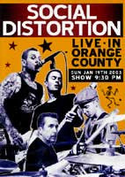 Social Distortion "Live In Orange County" DVD