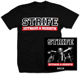Strife "Witness A Rebirth" T Shirt