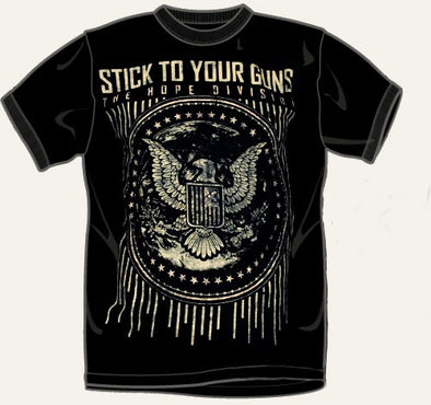 Stick To Your Guns "The Hope Division Seal" Black T Shirt